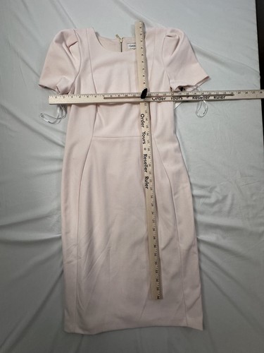 NWT Calvin Klein Women's Dress Size 8 Light Pink - Picture 8 of 9
