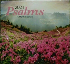  2021 Psalms 16 Month Wall Calendar 
