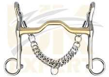 Uk Expert Weymouth Ported GS Mouth Bits, Horse Ridind Fixed Cheek WeyMouth Bits