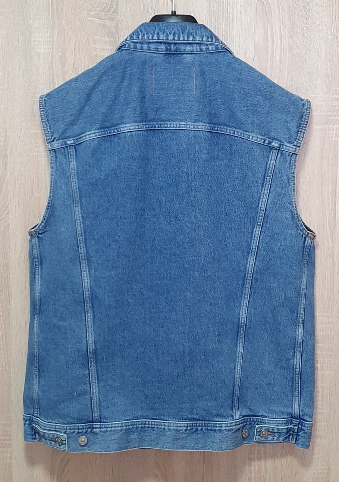 Diesel Herren Jeansweste D-BARCY-SM GIACCA Größe 2XL blau