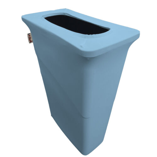LA Linen Stretch Spandex Trash Can cover for Slim Jim 23-Gallon. Made in USA - Picture 3 of 23
