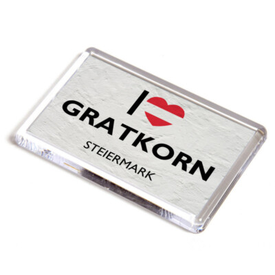 FRIDGE MAGNET - I Love Gratkorn, Steiermark - Austria | eBay UK