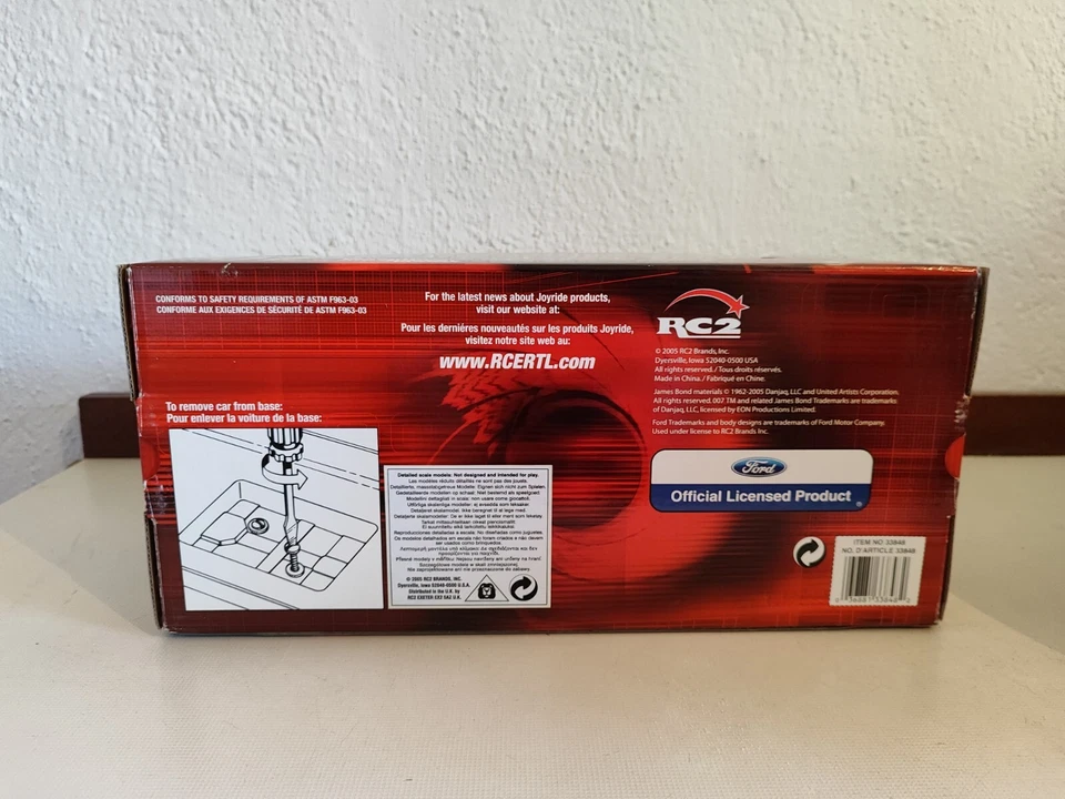 1/18 ERTL JOYRIDE FORD MUSTANG MACH 1 JAMES BOND 007 "DIAMANTES PARA LA... - Imagen 4 de 4