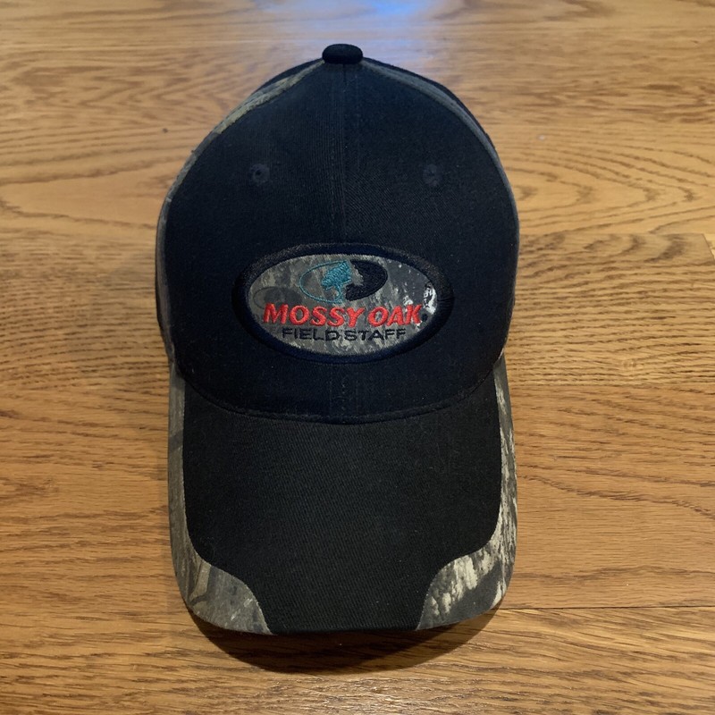 NEW MOSSY OAK Field Staff Camo Hat Adjustable Strap Cap Hunting Fishing Camping