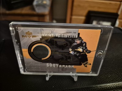 2000 UD JAROMIR JAGR PIECE OF HISTORY GAME USED OVATION JERSEY 