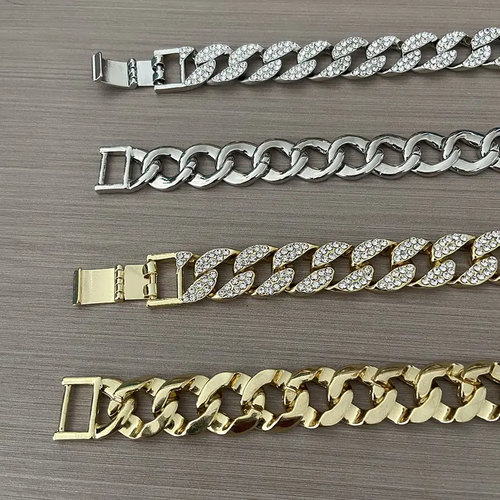 14MM 18K Gold Plated Heavy Iced A+++ CZ Out Miami Cuban Link Bracelet Or Chain - Picture 5 of 11