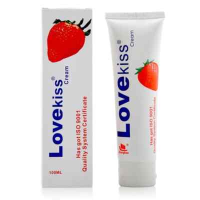 NEW HOT KISS CREAM CHERRY & Love Kiss Strawberry FLAVOR PERSONAL SEX LUBRICANT