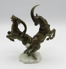 VINTAGE HUTCHENREUTHER KUNSTABTEILUNG SELB GERMANY RAMS FIGURINE (6" tall)