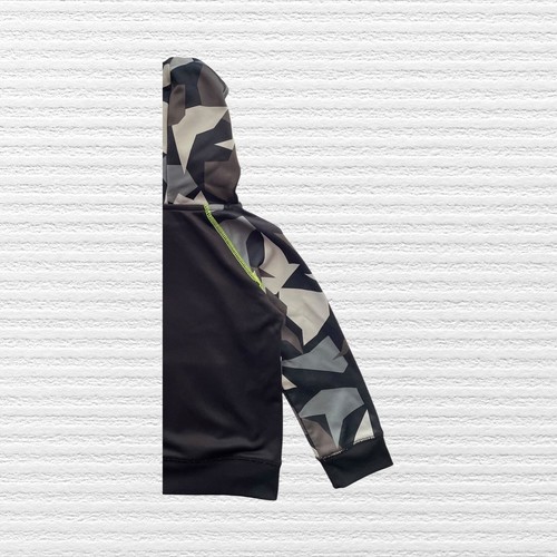 New Jumping Beans Boys Pokemon Pikachu Active Hoodie Black Camo Colorblock Sz 6 - Picture 10 of 11