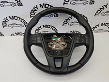 2014 VOLVO V60 BLACK LEATHER MULTIFUNCTION STEERING WHEEL GENUINE P31250592