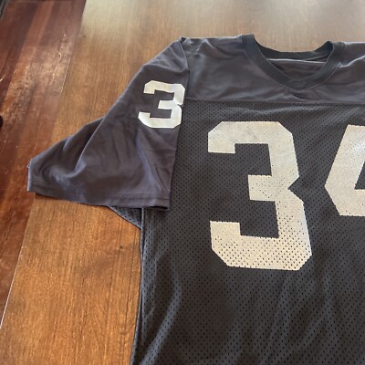 Bo Jackson #34 Authentic Sand Knit Size 44 LA Raiders Jersey