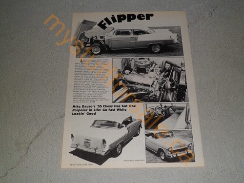 VARIOUS VINTAGE 1955 CHEVROLET AD / ARTICLES - HUGE VARIETY!!! - Bild 18 von 31