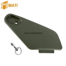 Green Storage Box Cover + Stud Lock Pin For Honda Rancher 350 TRX350 2004 - 2006