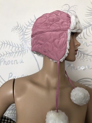 little girl winter snow pink hat to fit head 55cm circumference pumpkin patch - Picture 6 of 9