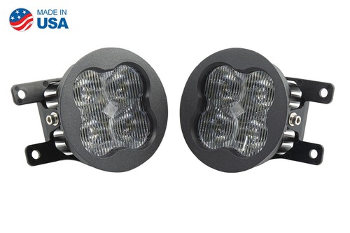 SS3 LED Fog Light Kit White SAE/DOT Fog Sport Diode Dynamics For 13-16 Scion FR- - 第 1/4 張圖片