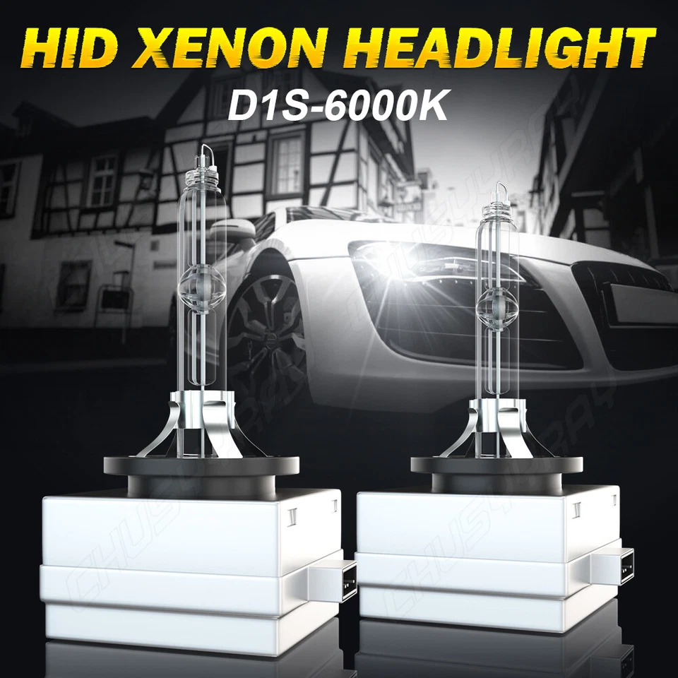 Faro LED HID haz alto/bajo 2x bombillas 6000K blanco para Buick Enclave 2008-2012 Foto 3 de 4