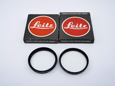 Leitz Leica UVa Filter 13373 E55 + Leitz 14225 Adapter OVP Wetzlar Germany
