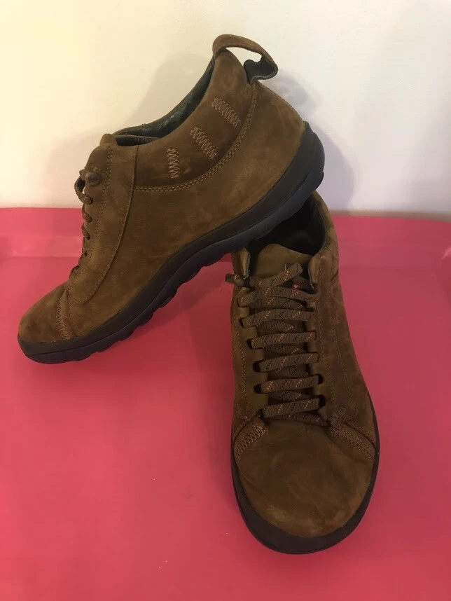 Camper Peu Pista Gore Tex Brown Ankle Boots Nubuck Men s