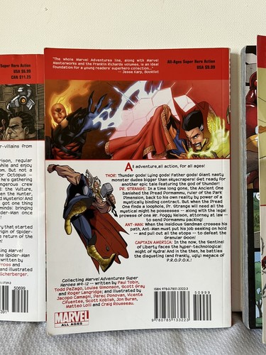 Marvel Adventures Lot Of 3 Spider-Man, Hulk & Iron Man & Thor Paperback Books - Imagen 7 de 12