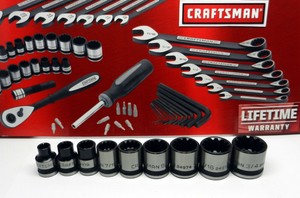 Craftsman-3-8-034-SAE-Black-Socket-Set-9pc-1-4-5-16-3-8-7-16-1-2-9-16-5-8-11-16-3-4