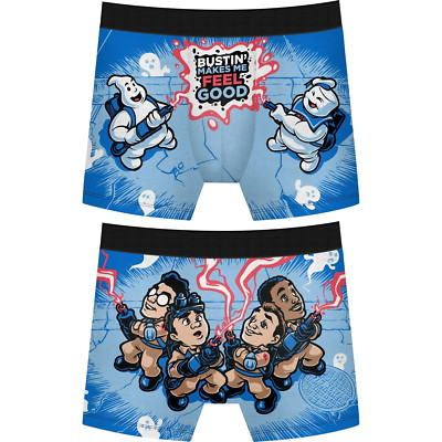 Harebrained Bustin' Makes Me Feel Good Mens Boxer Briefs Ghostbusters