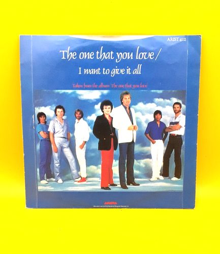 Air Supply -The One That You Love 1981 UK 7" vinyl single Excellent - Picture 2 of 4