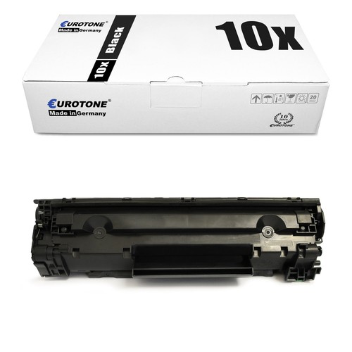 10x Eurotone Patrone f�r HP LaserJet Prof�ssional P-1107-w - Picture 2 of 4