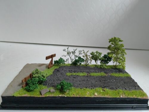 Diorama 1/72 guerra danneggiato piattaforma modello scena militare modellino giocattolo con parapolvere - Foto 59 di 61