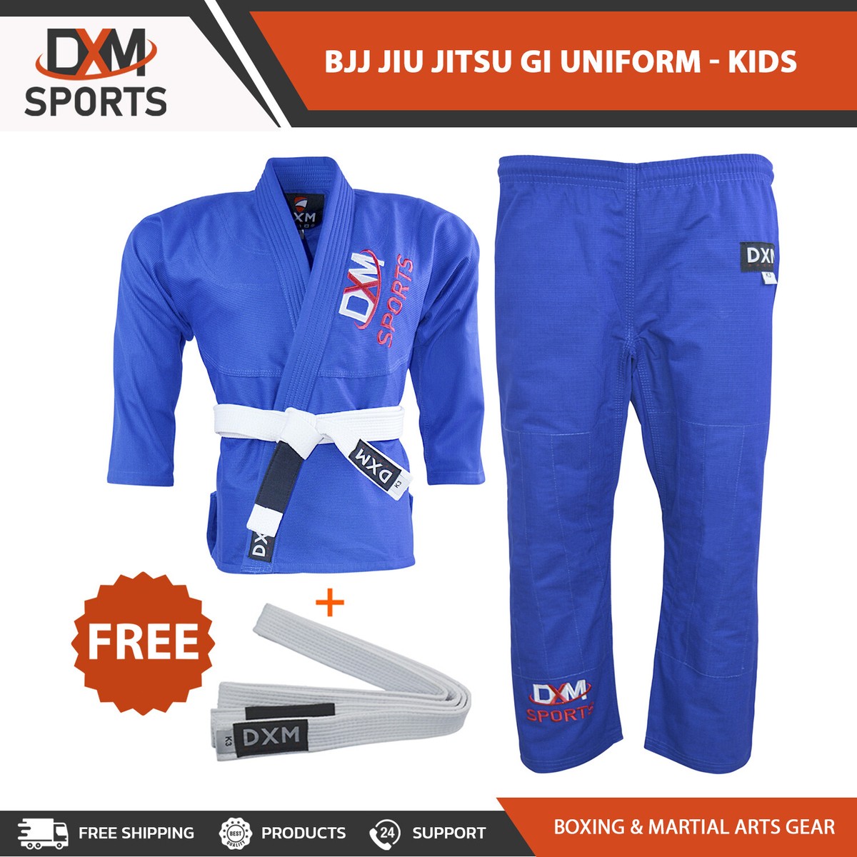 DXM SPORTS Brazilian Jiu-Jitsu Kimono BJJ Gi MMA Uniform