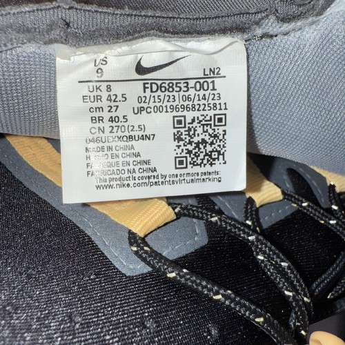 Nike Air Zoom Infinity Tour NEXT% Escudo 'Gris Hierro Negro' FD6853-001 Hombres 9 - Imagen 24 de 24