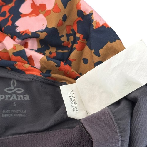 Prana Womens Locano Bra Tank Top Floral Print Size S Racerback Moisture Wicking - Picture 12 of 13