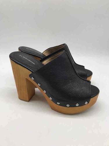 Pre-Owned BCBG Generation Black Size 7 Clog Heels - Picture 4 of 7