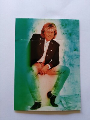 Blue System, Dieter Bohlen, Autogramm/Promokarte, Hansa, 70/80er Jahre 
