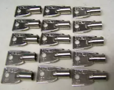 NOS lot of 15 Scotsman No. 137 Metal Barrel Tubular Blank Keys