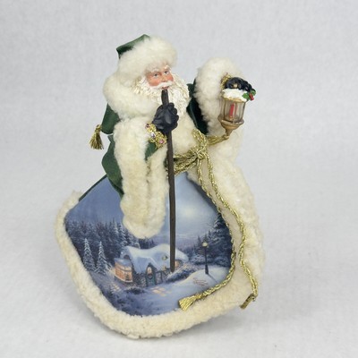 Thomas Kincaid The Ashton Drake Galleries ''Dawn Of Christmas Day Santa'' Figure