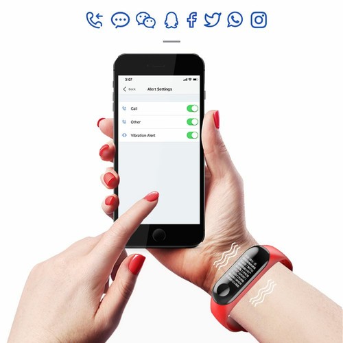 Smart Watch Fitness Tracker Wrist Band Waterproof Activity Tracker Step Counter - Picture 5 of 15