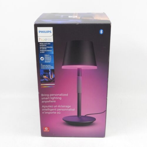 Philips Hue Go Portable Rechargeable Table Lamp 13.78" (576454) - Black