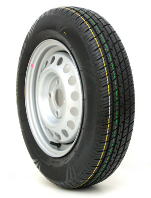 Komplettrad 145/80R13 79N 4x100, 145 80 R13 PKW Rad Felge 4Jx13 Reifen Anhänger