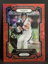 2023 Panini Prizm NFL FOTL Houston Texans Dalton Schultz Red Shimmer Prizm /35