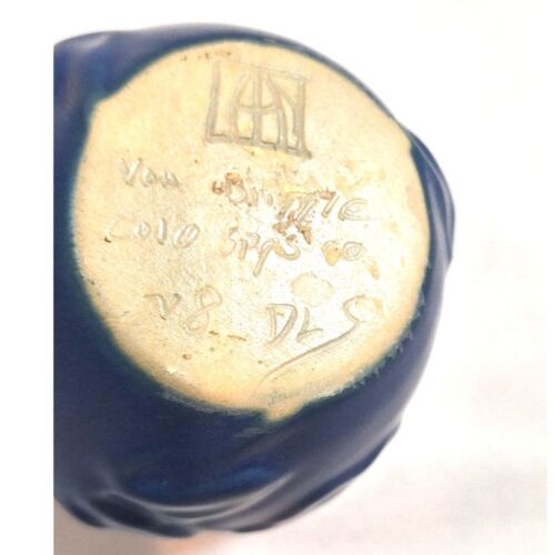 Van Briggle Pottery Vase Blue Vintage - Picture 6 of 8