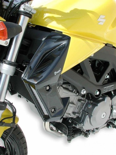 Ermax Radiador Caras Lateral de Carenado Look Carbono Suzuki Sv 650 N 2004-2015 - Imagen 2 de 4