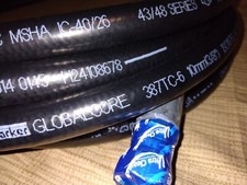 Parker Globalcore 18.5' Hose 387TC-6 10mm ISO18752-AC MSHA IC-40/26 3000 PSI 1/2