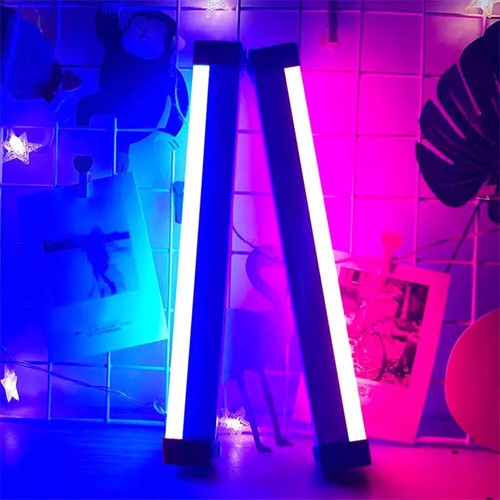 LED Video Light Wand Handheld Fill Light Photography Vlog Live Streaming Lamp US - Picture 16 of 26