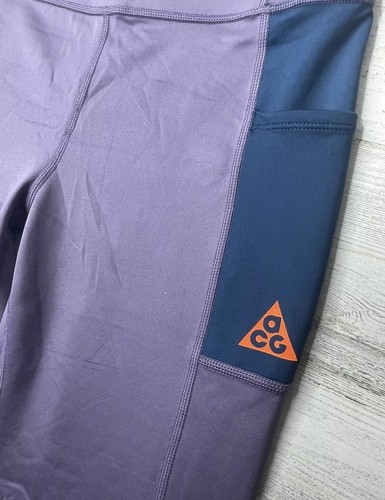Nike acg Dri-Fit Tight Fit Purple Training Leggings DQ8831 Girls Sz: XL MSRP $48 - Picture 5 of 13
