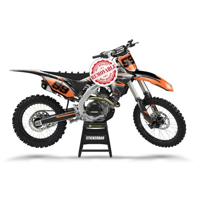 For Honda CRF450R 15-19 Custom Number Decals Motocross MX Bike Stickers MORDEN