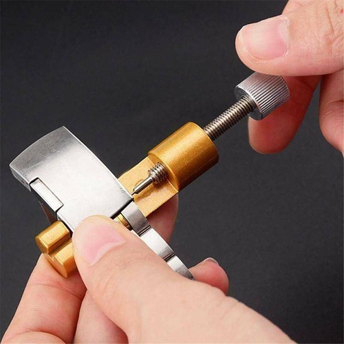 Metal Adjustable Watch Band Bracelet Repair Tool Link Pin Remover + 3 Pins Kit ! - Picture 9 of 16