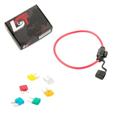 Flachsicherungshalter ATO ATC Flachstecksicherung Set 5A-30A für MINI