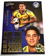 2011 NRL STRIKE CARD CLUB PLAYER OF YEAR CHASE CARD CP10-JARRYD HAYNE-EELS