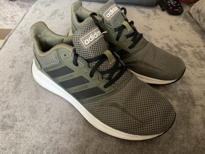 khaki adidas trainers junior