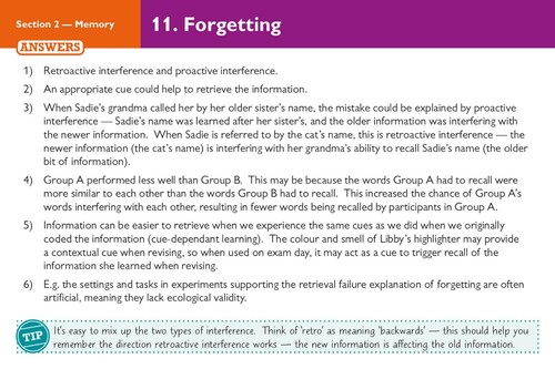 New A-Level AQA Psychology Revision Question Cards CGP X - Picture 10 of 14